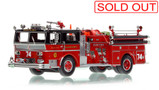 1:50 scale model of Chicago Fire Department 1973 Ward LaFrance Ambassador P80 - Engine Co. 74 - East Side