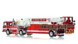 1:50 scale model of City of Los Angeles Fire Department 2016 Pierce Arrow XT Truck 27 - Hollywood