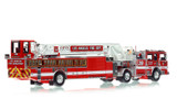 1:50 scale model of City of Los Angeles Fire Department 2019 Pierce Arrow XT Truck 39 - Van Nuys