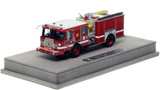 1:50 scale model of Boston Fire Department 2018 E-One Typhoon Engine 8