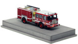 1:50 scale model of Boston Fire Department 2018 E-One Typhoon Engine 8