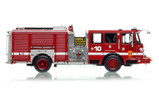 1:50 scale model of Boston Fire Department 2017 E-One Typhoon Engine 10