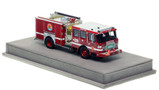 1:50 scale model of Boston Fire Department 2017 E-One Typhoon Engine 28