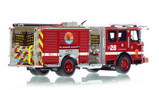 1:50 scale model of Boston Fire Department 2017 E-One Typhoon Engine 28