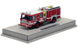 1:50 scale model of Boston Fire Department 2017 E-One Typhoon Engine 33