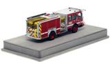 1:50 scale model of Boston Fire Department 2017 E-One Typhoon Engine 33