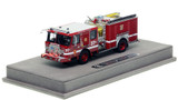 1:50 scale model of Boston Fire Department 2017 E-One Typhoon Engine 37