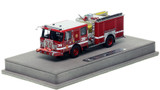 1:50 scale model of Boston Fire Department 2017 E-One Typhoon Engine 39