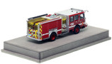 1:50 scale model of Boston Fire Department 2017 E-One Typhoon Engine 39