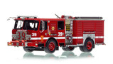 1:50 scale model of Boston Fire Department 2017 E-One Typhoon Engine 39