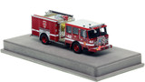 1:50 scale model of Boston Fire Department 2017 E-One Typhoon Engine 42