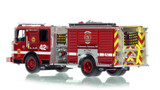 1:50 scale model of Boston Fire Department 2017 E-One Typhoon Engine 42