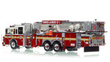 1:50 scale model of FDNY 2012 Seagrave Attacker 95' Tower Ladder 12 - Manhattan