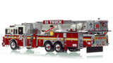 1:50 scale model of FDNY 2013 Seagrave Attacker 95' Tower Ladder 51 - Bronx