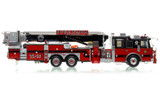 1:50 scale model of Deer Park Fire Department 2013 Seagrave Attacker 95' Ladder 10