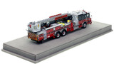 1:50 scale model of Baldwin Fire Department 2014 Seagrave Attacker 95' Ladder Co. 2