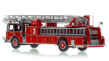 1:50 scale model of Chicago Fire Department 1968 Seagrave 100' Ladder - H&L Co. 63 - O'Hare Airport