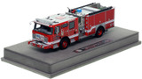1:50 scale model of Memphis Fire Department 2022 E-One Typhoon Engine 1 - North Memphis