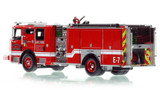 1:50 scale model of Memphis Fire Department 2022 E-One Typhoon Engine 7 - Medical District