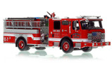 1:50 scale model of Memphis Fire Department 2022 E-One Typhoon Engine 7 - Medical District