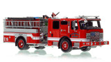 1:50 scale model of Memphis Fire Department 2022 E-One Typhoon Engine 16 - Orange Mound
