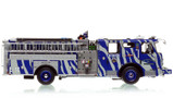 1:50 scale model of Memphis Fire Department 2022 E-One Typhoon Engine 18 - University of Memphis