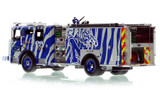 1:50 scale model of Memphis Fire Department 2022 E-One Typhoon Engine 18 - University of Memphis