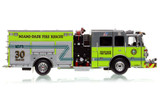 1:50 scale model of Miami-Dade Fire Rescue 2022 Sutphen Monarch Engine 30