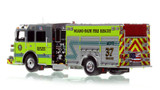 1:50 scale model of Miami-Dade Fire Rescue 2022 Sutphen Monarch Engine 37