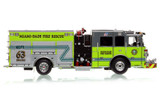 1:50 scale model of Miami-Dade Fire Rescue 2022 Sutphen Monarch Engine 63