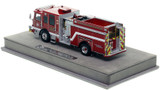 1:50 scale model of Dallas Fire-Rescue 2022 Pierce Enforcer Engine 22 - Kings of Coit