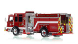 1:50 scale model of Dallas Fire-Rescue 2022 Pierce Enforcer Engine 33 - Oak Cliff