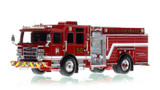 1:50 scale model of Dallas Fire-Rescue 2022 Pierce Enforcer Engine 50 - Dallas