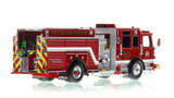 1:50 scale model of Dallas Fire-Rescue 2022 Pierce Enforcer Engine 50 - Dallas