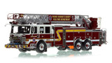 1:50 scale model of PGFD 2019 Pierce Enforcer 107' Ascendant Truck 826 - District Heights