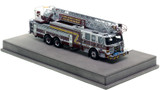 1:50 scale model of PGFD 2019 Pierce Enforcer 107' Ascendant Truck 826 - District Heights