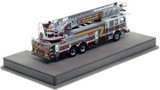 1:50 scale model of PGFD 2019 Pierce Enforcer 107' Ascendant Truck 829 - Silver Hill