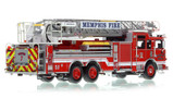 1:50 scale model of Memphis Fire Department 2014 Pierce Arrow XT 100' - Truck 7