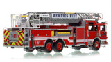 1:50 scale model of Memphis Fire Department 2020 Pierce Arrow XT 100' - Truck 21