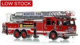 1:50 scale model of Memphis Fire Department 2020 Pierce Arrow XT 100' - Truck 21