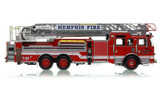 1:50 scale model of Memphis Fire Department 2014 Pierce Arrow XT 100' - Truck 24