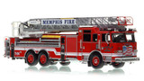 1:50 scale model of Memphis Fire Department 2014 Pierce Arrow XT 100' - Truck 24