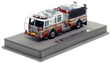 1:50 scale model of FDNY 2016 KME Severe Service Engine 303 - Queens