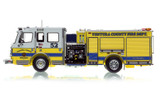 1:50 scale model of Ventura County 2022 Rosenbauer Commander Engine 52 - Mission Oaks