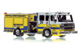 1:50 scale model of Ventura County 2022 Rosenbauer Commander Engine 39 - Thousand Oaks