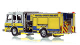 1:50 scale model of Ventura County 2022 Rosenbauer Commander Engine 251 - El Rio