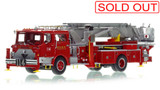 1:50 scale model of FDNY 1979 Mack® CF/Baker 75' Tower Ladder 114 - Brooklyn