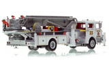 1:50 scale model of Kentland Volunteer 1978 Mack® CF/Baker 75' Tower Ladder 33
