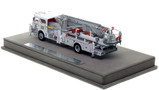 1:50 scale model of Kentland Volunteer 1978 Mack® CF/Baker 75' Tower Ladder 33