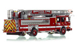 1:50 scale model of Boston Fire Department 2017 E-One Cyclone II - Ladder 15 - Back Bay